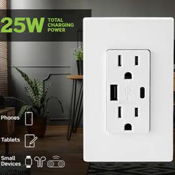 Conexion USB de pared para cuartos  y cocina