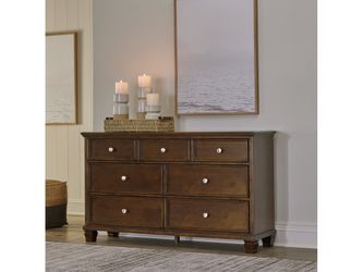 Danabrin Brown Dresser