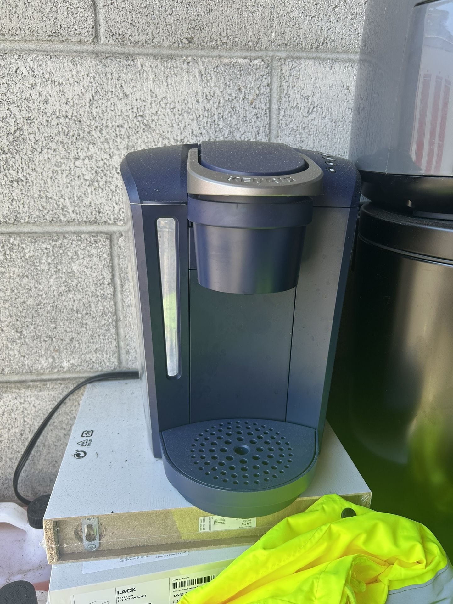 Navy Blue Keurig Coffee Machine