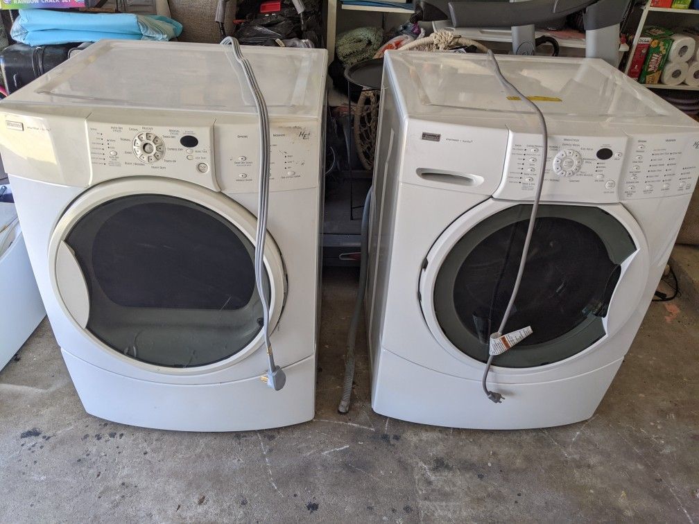 Washer And Electric Dryer. Washer Shakes When Rinse But Still Works