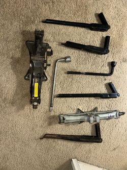 Tire jack and tools