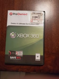 X box 360 Diablo III