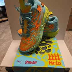 PUMA X LAMELO BALL MB.04 SCOOBY-DOO  SIZE US 10 ADULT 