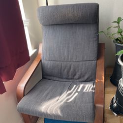 Ikea Armchair, brown/Skiftebo dark gray