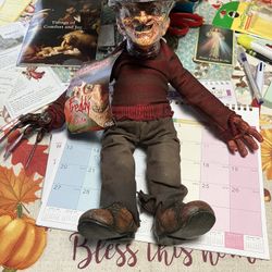 Mezco Freddy Krueger 12” Plush Doll (Brand New)