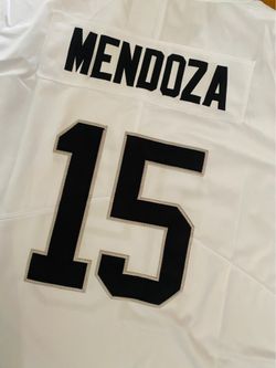 Raiders Mendoza White Jersey