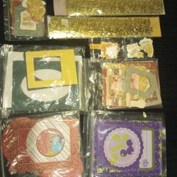 Lot #8 Mixed Paper Crafting And Scrap working Items