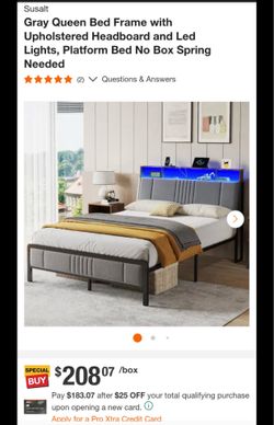 Queen Bed Fram Brand New Still In The Box