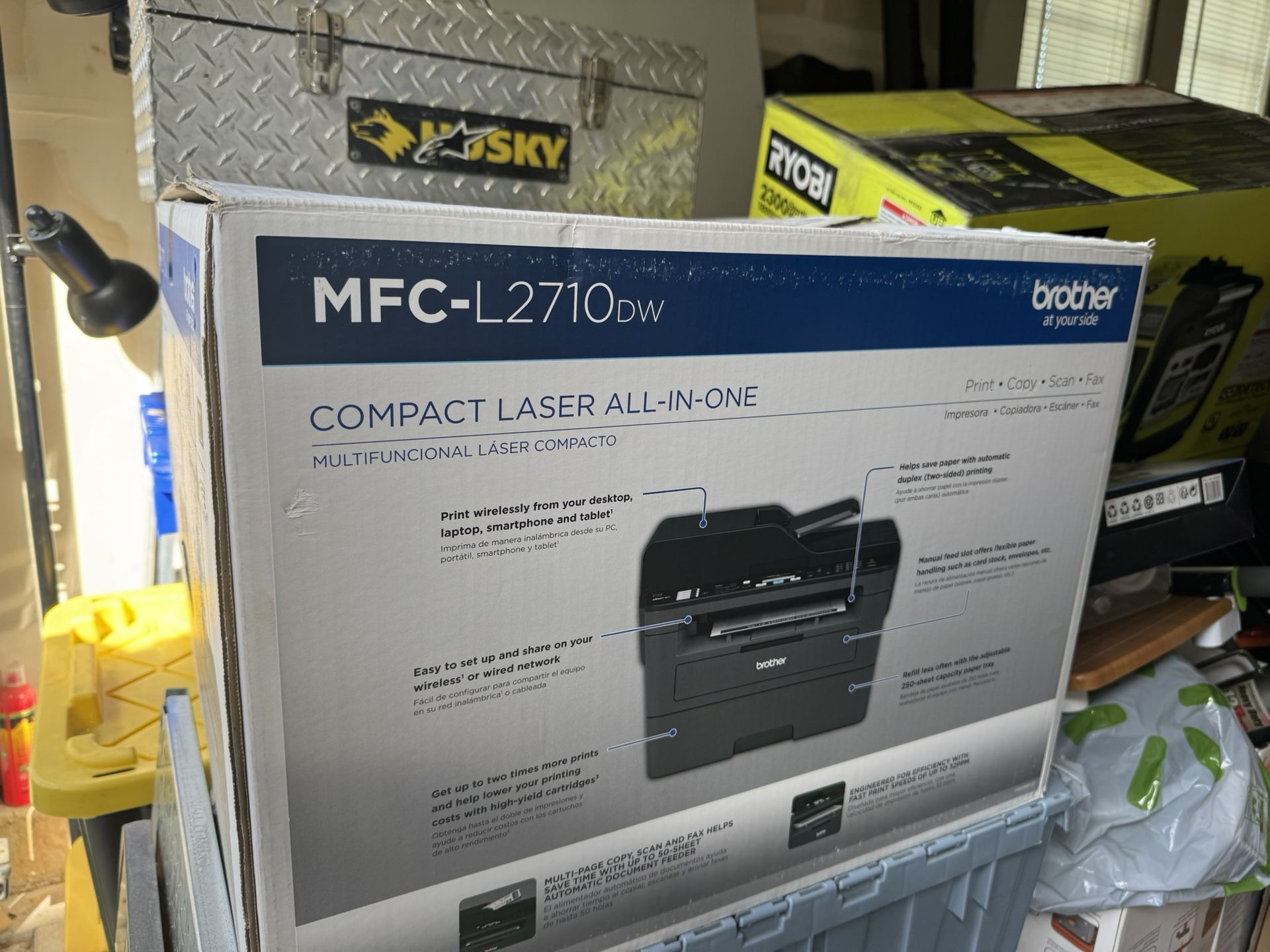 Brother MFC-L2710DW Monochrome Laser All-in-one Printer