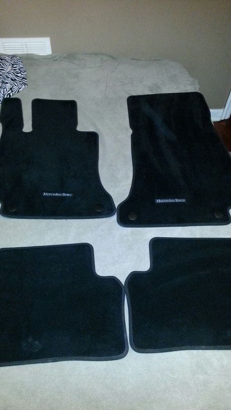 2017 benz C Class floor carpets