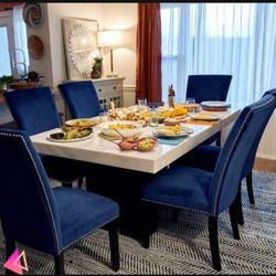 Genuine Marble Dining Set 1449