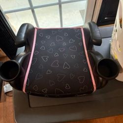 Kids Booster Seat Hearts Girls 
