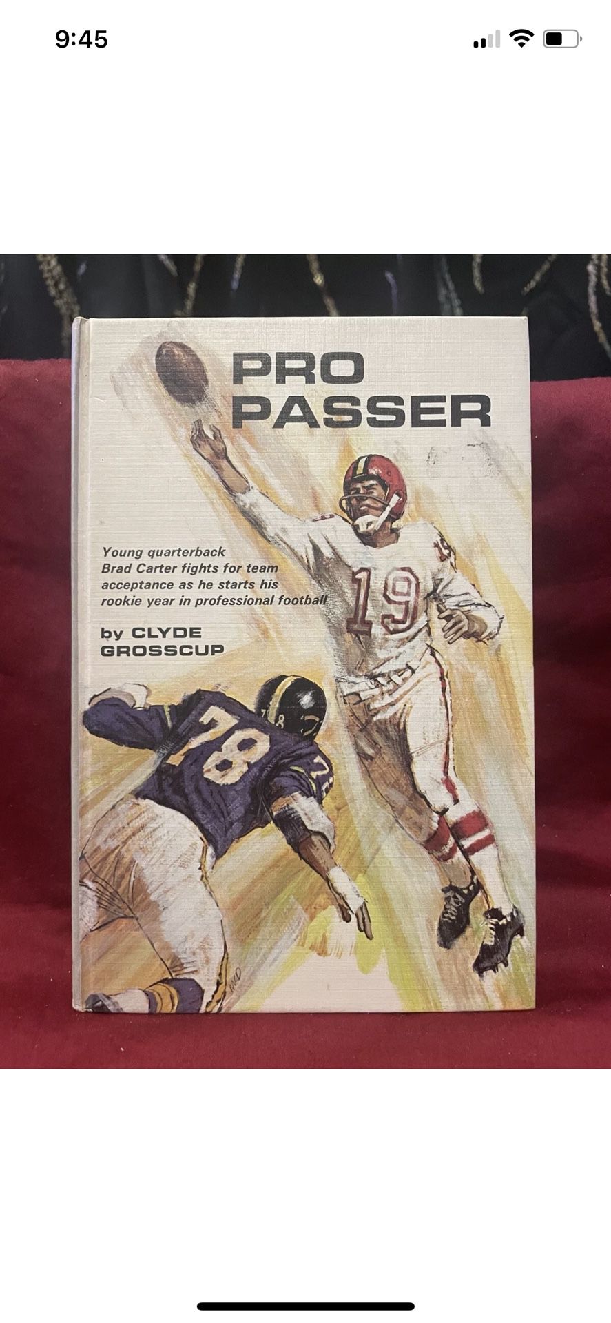 Pro Passer :  Clyde Grosscup, 1966 First Ed HC, Grosset & Dunlap