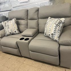 Recliner, couch and recliner loveseat brand new