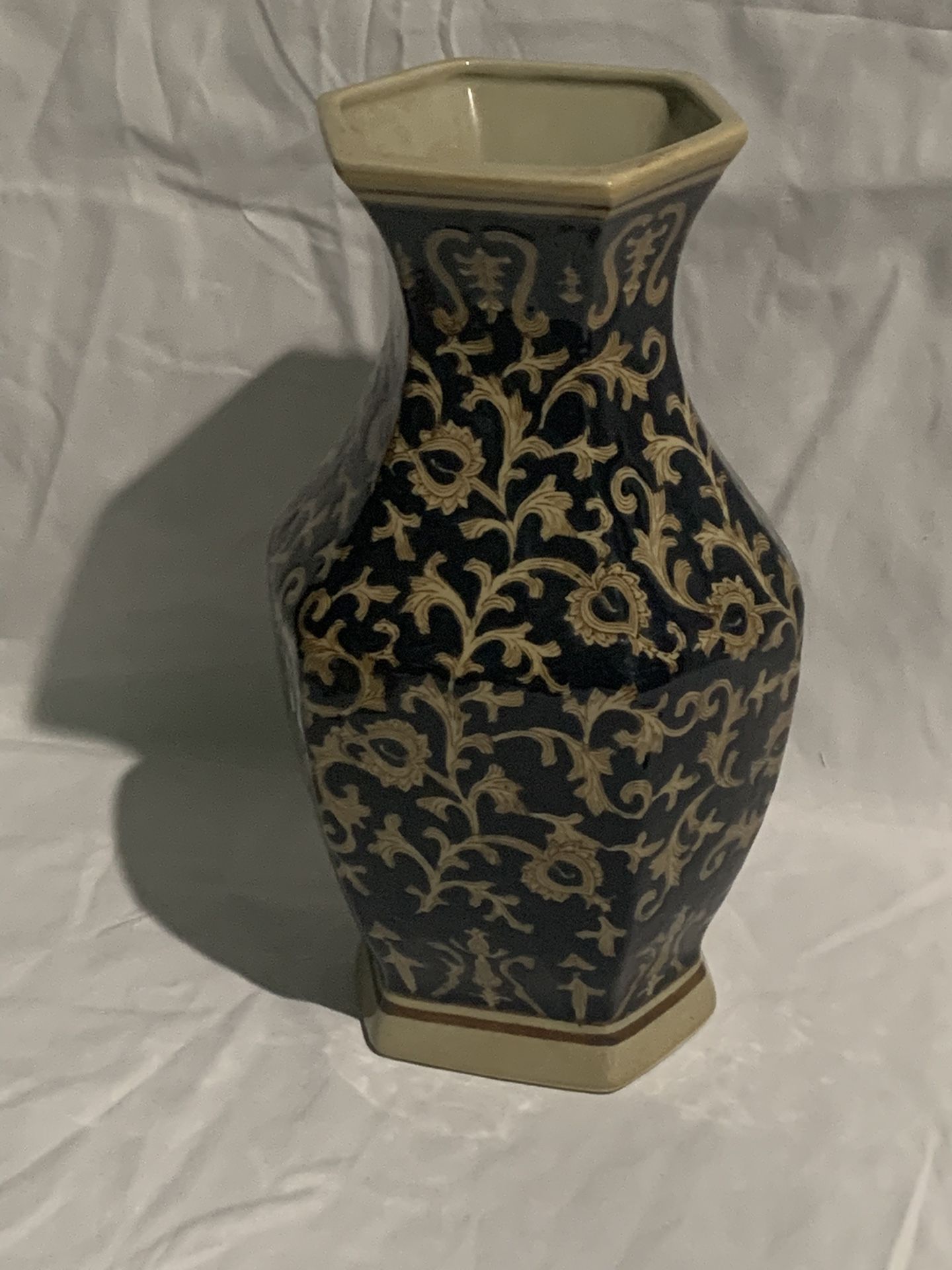 Black And Brown Flower Vase