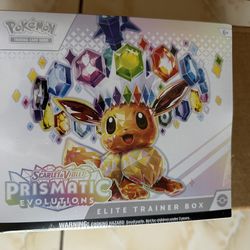 Prismatic Evolutions Elite Trainer Box ETB Pokemon