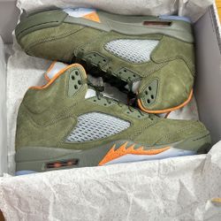 Jordan 5 Olive Green 