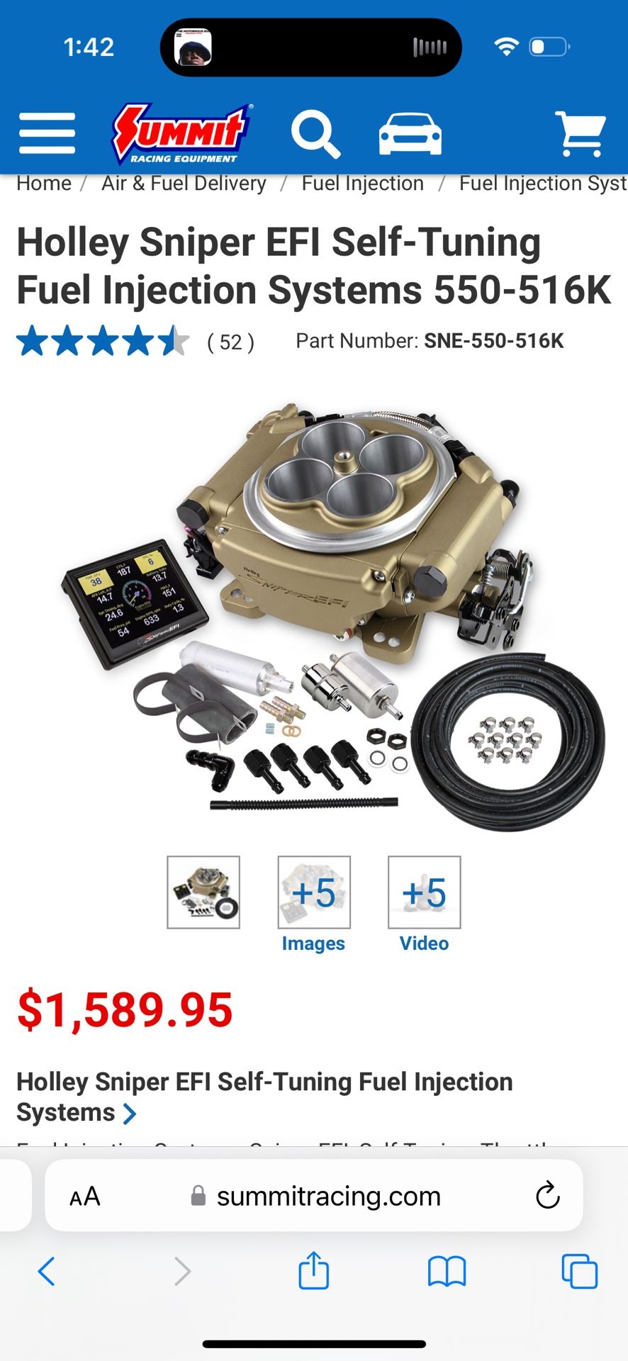 Holley Sniper Efi