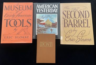 Eric Sloane Book Lot (4): Illustrated Americana & Folk History