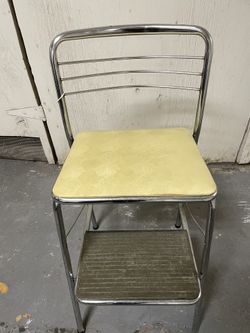 Antique folding step stool clearance