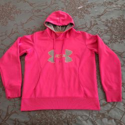 Under Armour Pink Hoodie Women’s Size Large