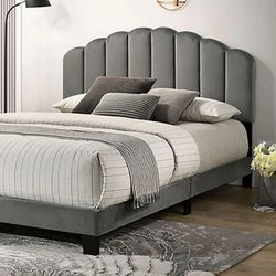 I have this queen bed on gray