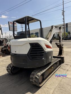 2021 Bobcat E42 Mini Excavator, 2,222 Hours - Orange CA