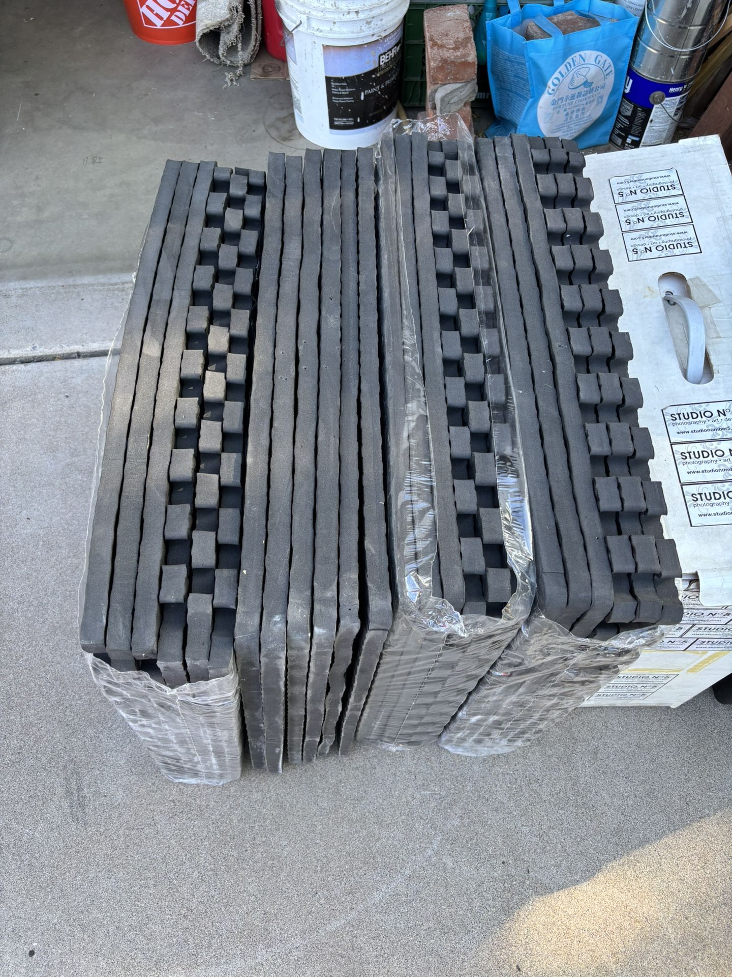 Gym mats - 96 Square Feet