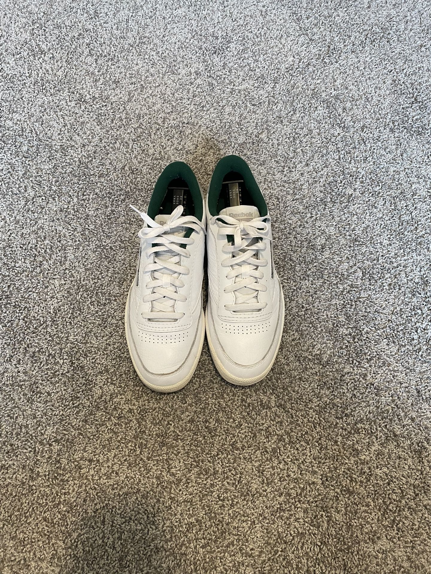 Mens Reebok Club C 85 - green, size 11