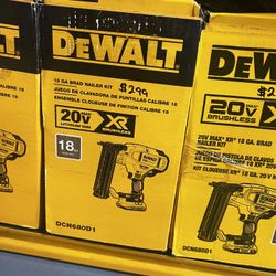 Dewalt 18 GA Brand Nailer Kit