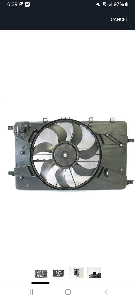 Chevy Cruze Replacement Cooling Fan