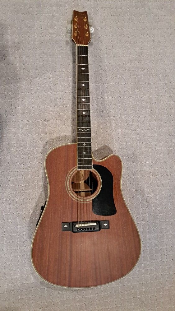 Washburn D-17CE BR 1993-Satin Mahogany