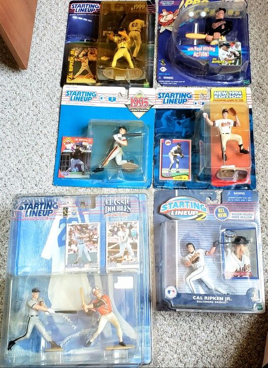 6- Cal Ripken Jr Starting Lineups SEALED