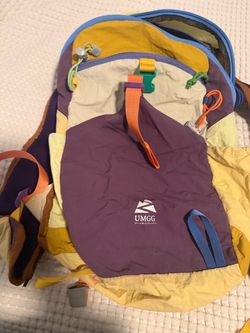 Colorful hiking bag