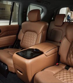 (Never Used) 2022 Saddle Brown Qx80 Rear Center Console
