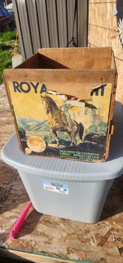 Old oranges carrying box