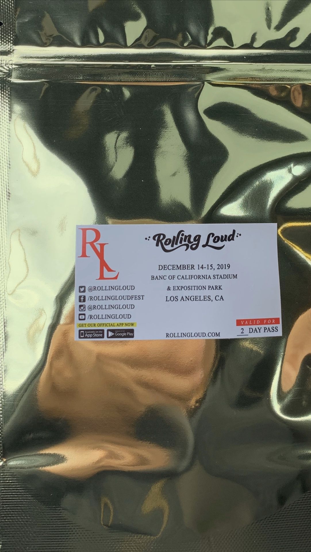 ROLLING LOUD VIP 2 Day Ticket