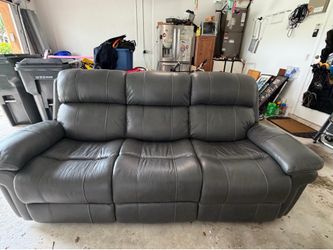Leather sofa