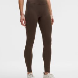 Lululemon Thermal High-Rise Running Tight 28" (Size 4/‘Walnut Crunch’) NWT