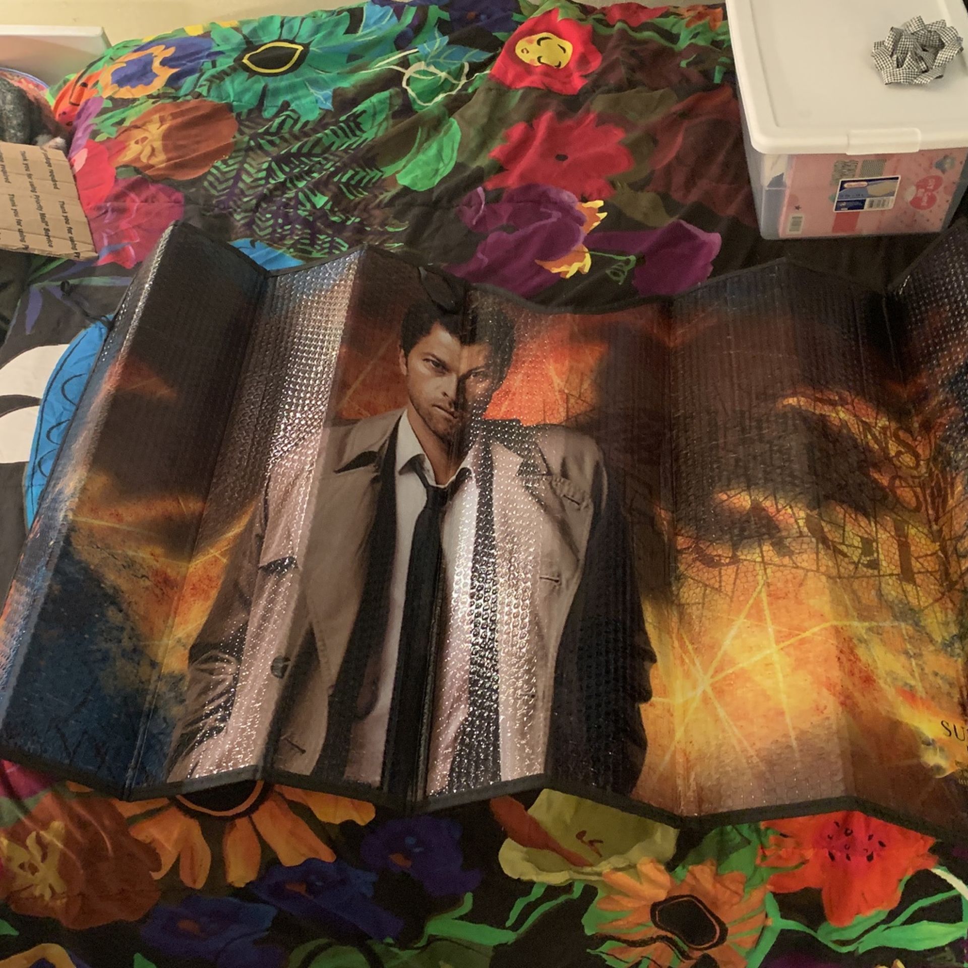 Supernatural Castiel Sunshade For Car.