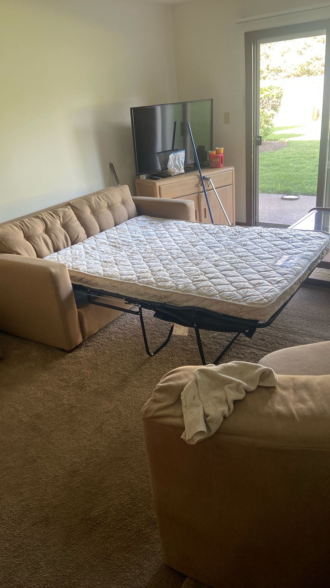 Pull Out Sleeper Couch. 