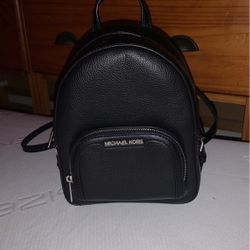 Michael Kors Black Mini Backpack