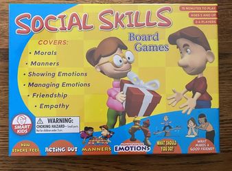  Didax Social Skills Board Game, Brand New, 6 games in 1