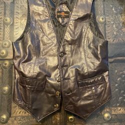 Vintage Black Sheep Brown Vest 