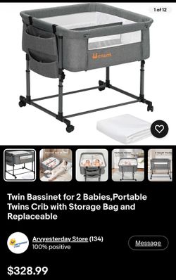 twin bassinet
