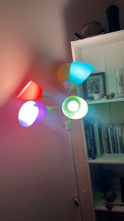 Colorful Tall Lamp