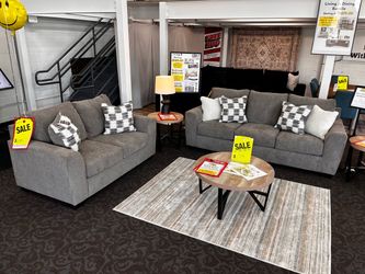 2pc Sofa & Loveseat Set
