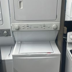 White Stackable Washer And Dryer 