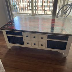 Rectangular Wood Coffee Table