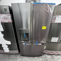GE FRENCH DOOR 27.7 Cu Ft REFRIGERATOR IN STAINLESS STEEL